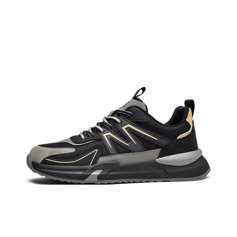 HOBIBEAR Anti Slip And Wear Resistant Rebound Low Top Casual Shoes Men's-16