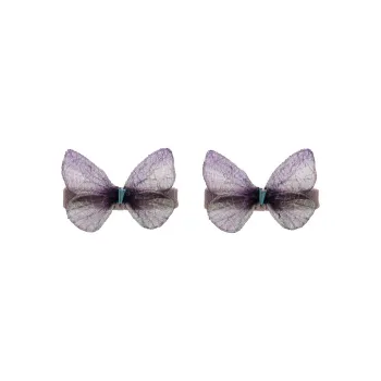 ROYALSASA Alloy Faux Crystal Edge Clip Duck Bill Clip Women's