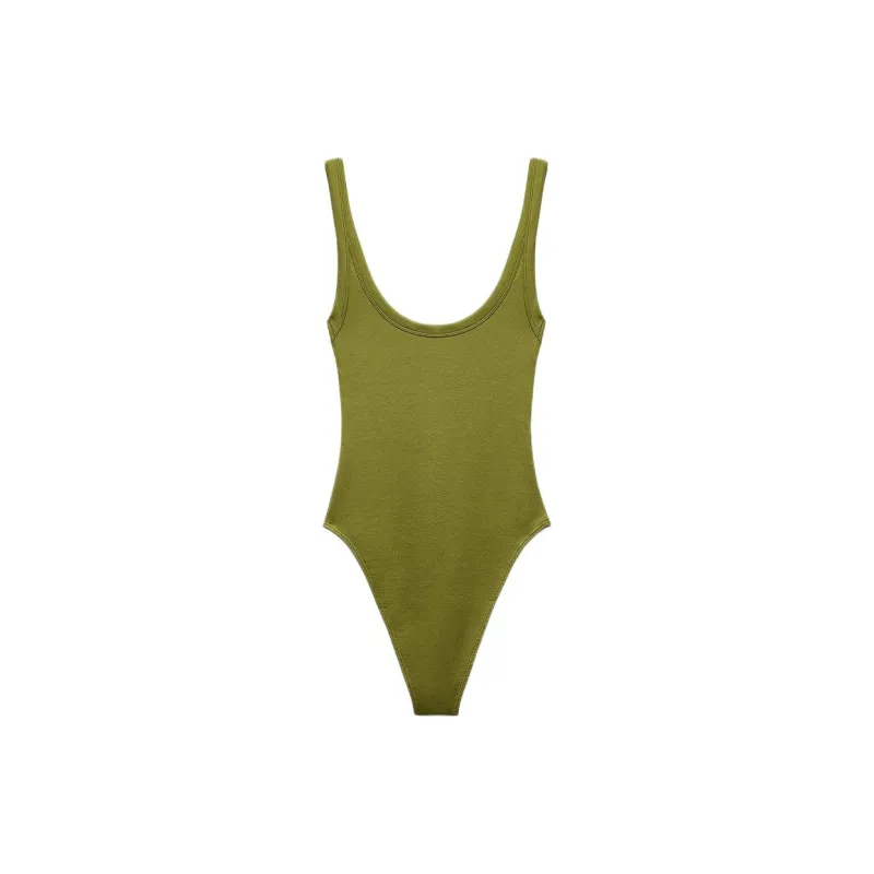 ZARA Bodysuits Women's Green-1