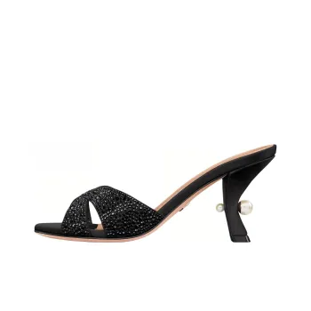 DIOR Tribales Slip Resistant Slide Slippers Women's Black