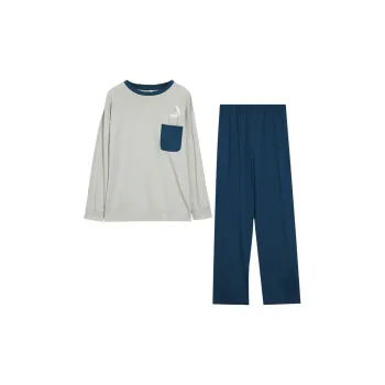 Red Beans At Home Pajama Set Men's