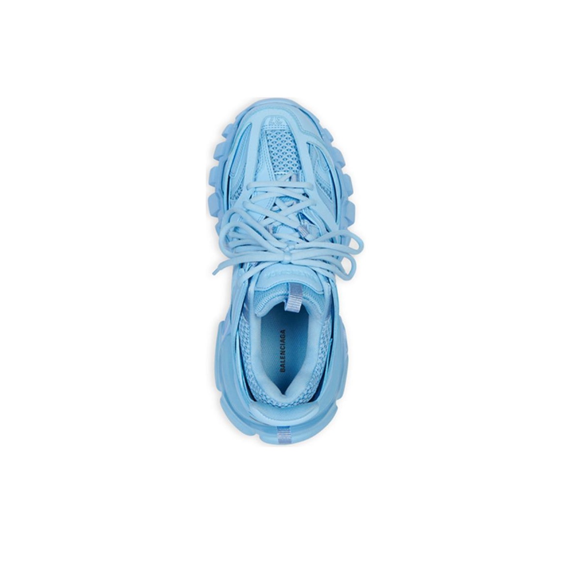 ●送料込●BALENCIAGA●WOMEN'S TRACK.3 TRAINERS IN LIGHT BLUE BALENCIAGA 1050$ Women's Track Sneaker - Light Blue Mesh and