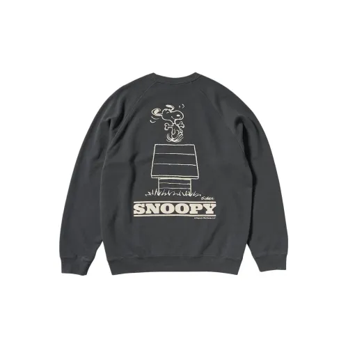 UNIQLO X PEANUTS Co-branded Series Sweatshirts Unisex Dark Gray