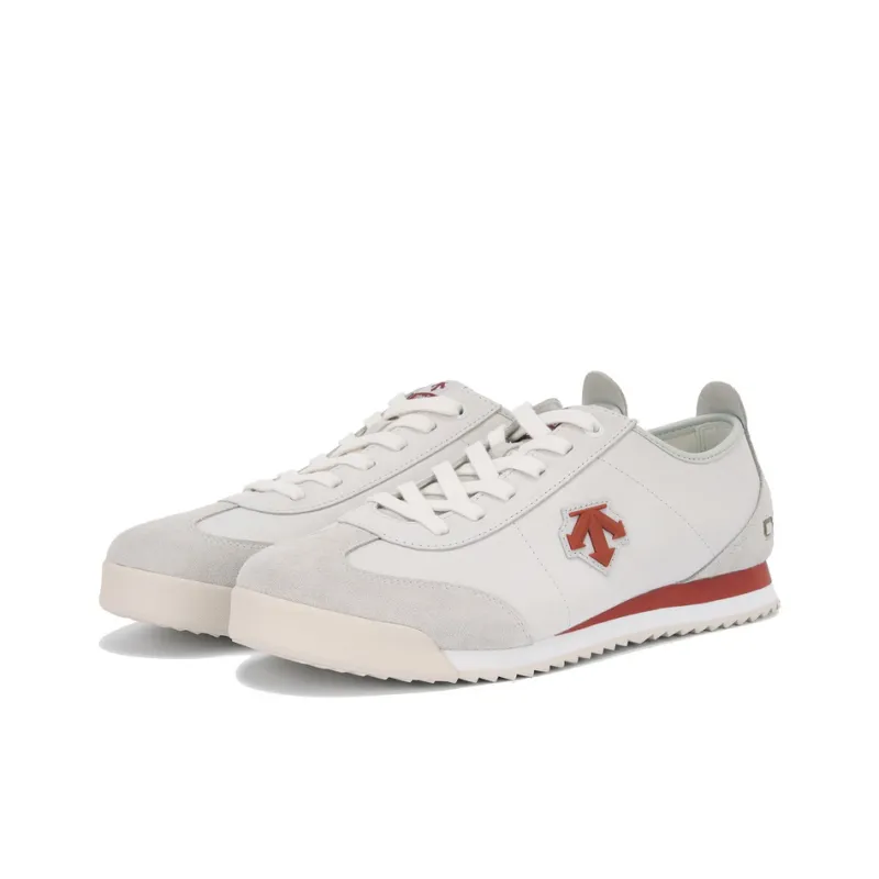 DESCENTE Sport Style CHRON LTR Anti Slip Wear Resistant Low Top Casual Shoes Women's White-1