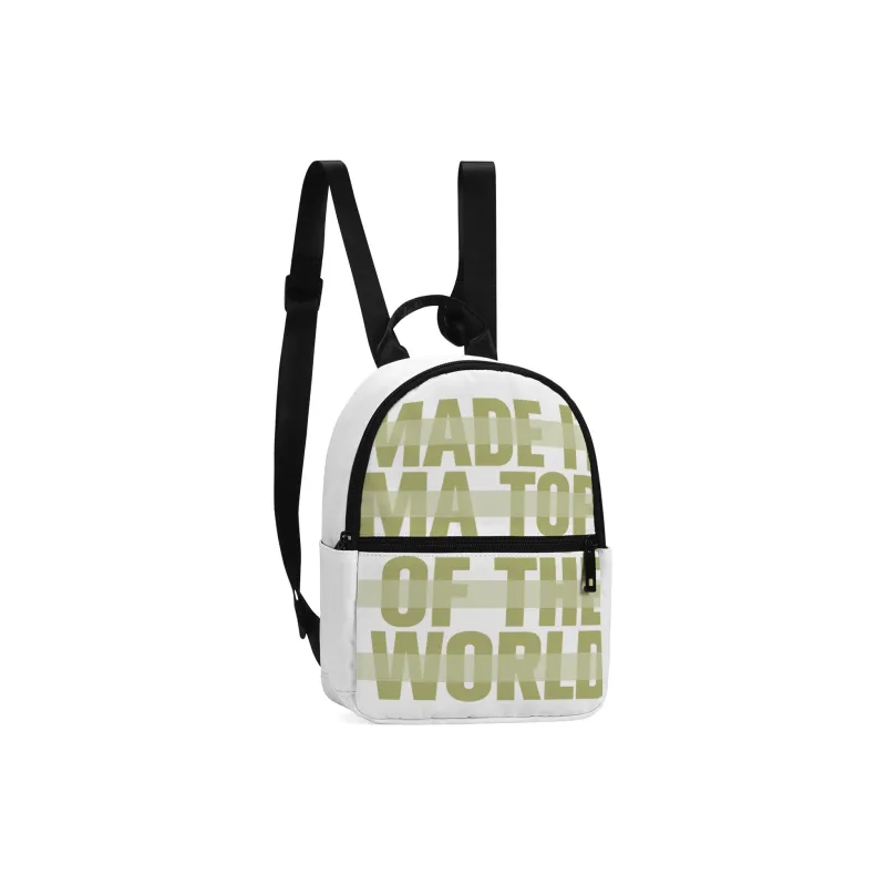Soundbyte Polyester Backpack Mini Unisex Green-2