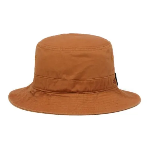 :CHOCOOLATE Cotton Bucket Hats Unisex Red Brown