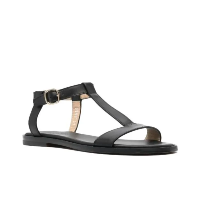 DOUCAL'S Fibbia T bar Leather Sandals Women's-2