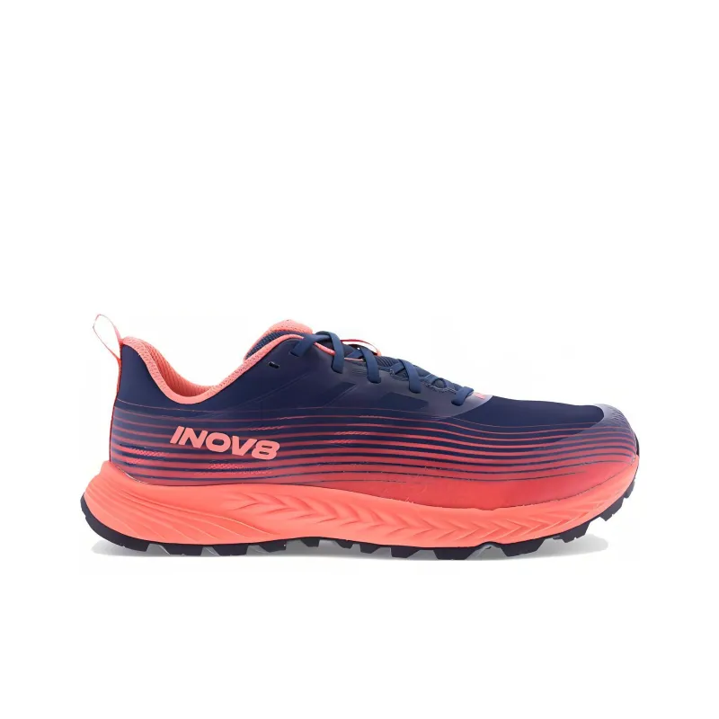 INOV-8 Cushioned Slip-Resistant Lightweight Low-Top Trail Running Running Shoes Women's Blue Orange-1