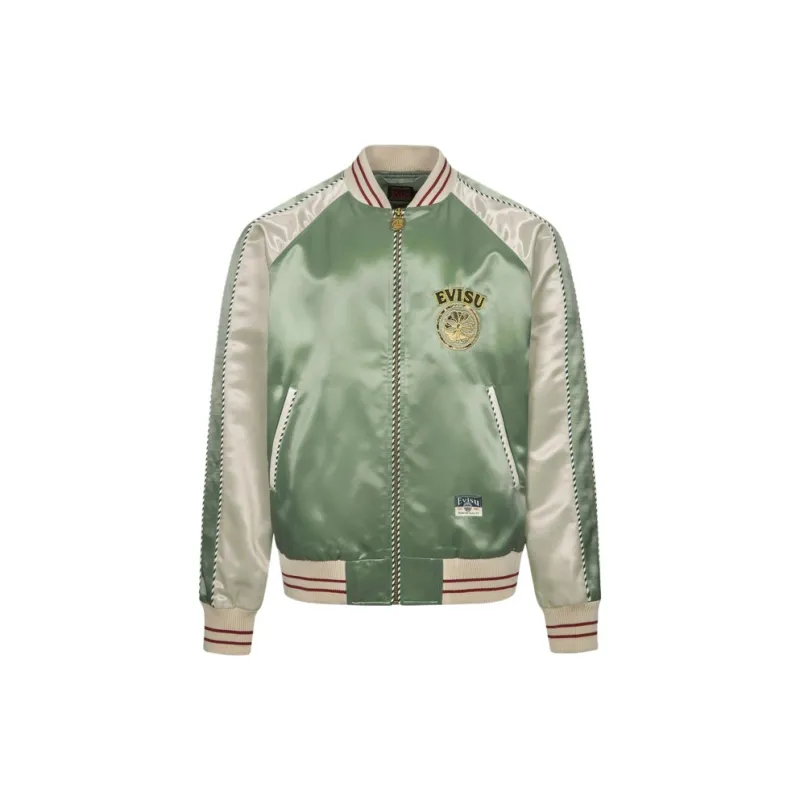 EVISU Embroidered Bomber Jacket-1