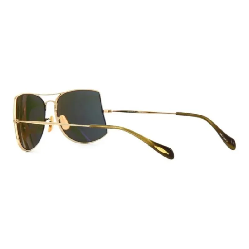 Oliver Peoples Aviator Sunglasses Men's Gold-3