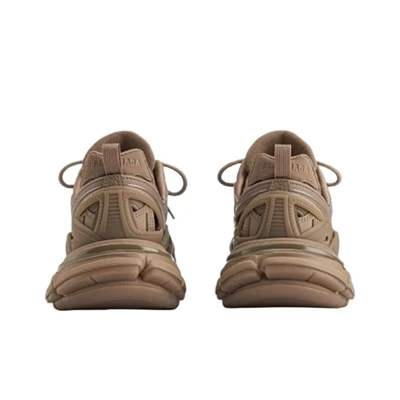 Balenciaga Track 2.0 Abrasion Resistant Low Top Casual Shoes Women's Brown-5