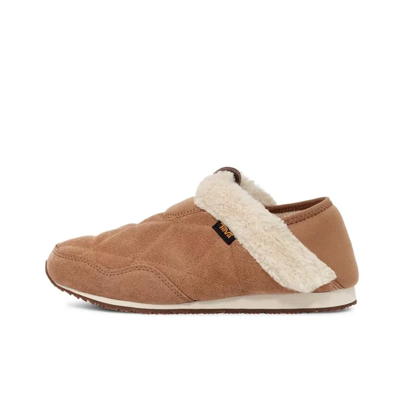 Teva Anti Slip Wear Resistant Low Top Casual Shoes Women's Tan-0