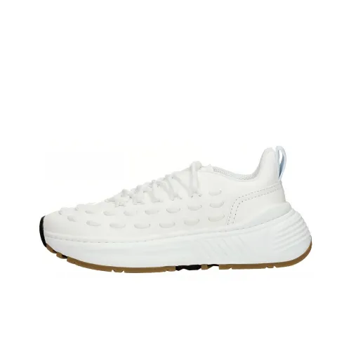 Bottega Veneta Cushioning Breathable Lightweight Low-Top Casual Shoes Women's White