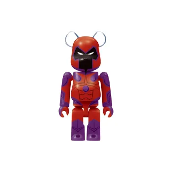 BE@RBRICK 100% Magneto Happy X MEN X Men Blackened Hedgehog Man Trendy Figures 7cm