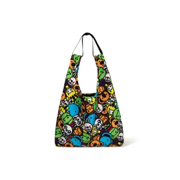 BABY MILO STORE BY A BATHING APE Cartoon Pattern Portable Shopping Bag Regular Unisex Camouflage