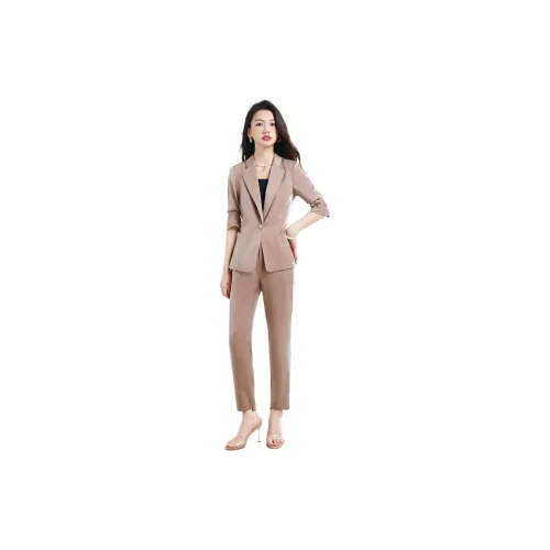 Mylan Business Suits Women's Coffee