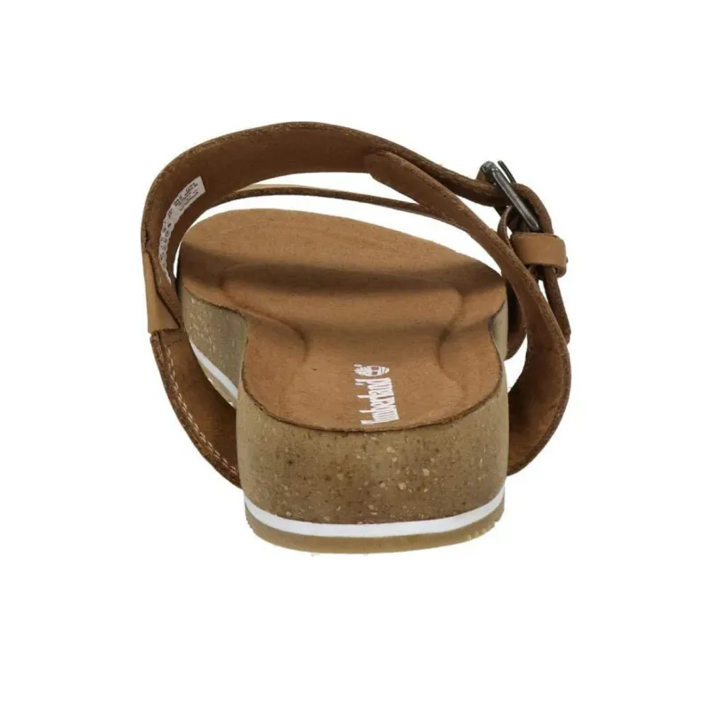 Timberland Malibu Waves Rubber Sole Slip-Resistant Slide Slippers Women's Brown-6