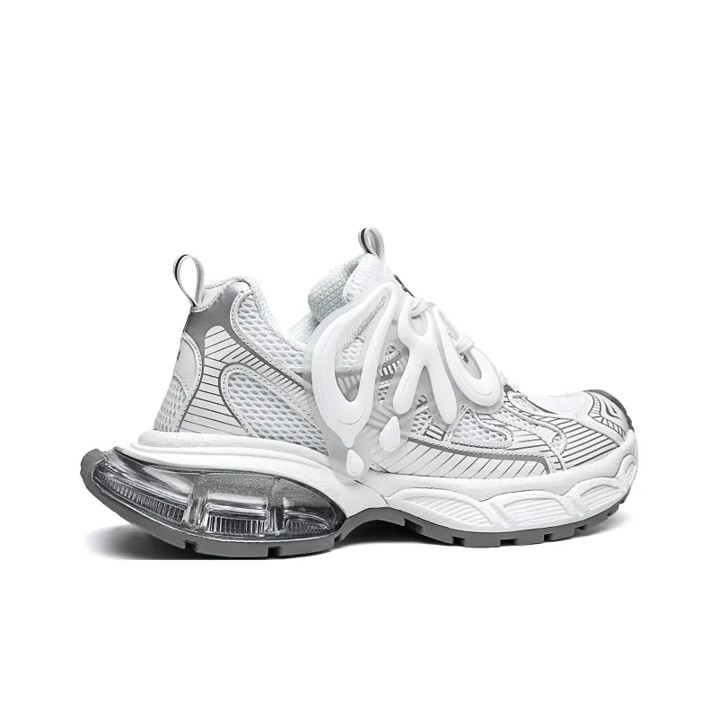 ORD Impact Resistant Wear Resistant Lightweight Breathable Slip Resistant Low Top Chunky Sneakers Unisex-2