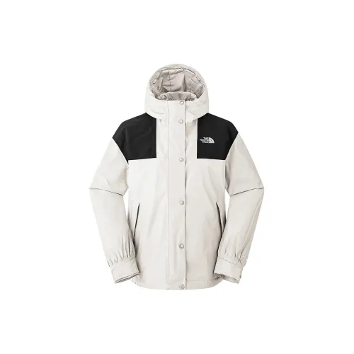 THE NORTH FACE City Outdoor Collection Windbreaker Jackets Women's Sand Dune White