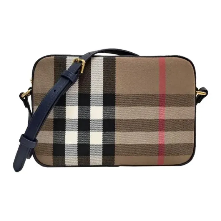 Burberry Cow Leather Crossbody Bag, Shoulder Bag Unisex Birch Brown-4