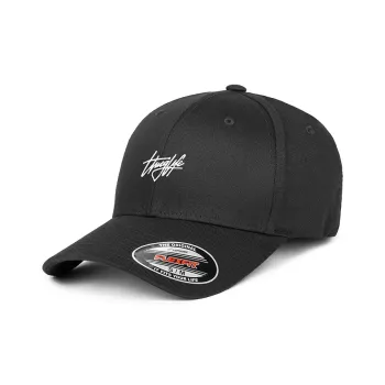 FLEXFIT Cotton Baseball Caps Unisex Black White Gray Khaki