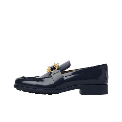 Bottega Veneta Monsieur Loafers Women's Dark Blue