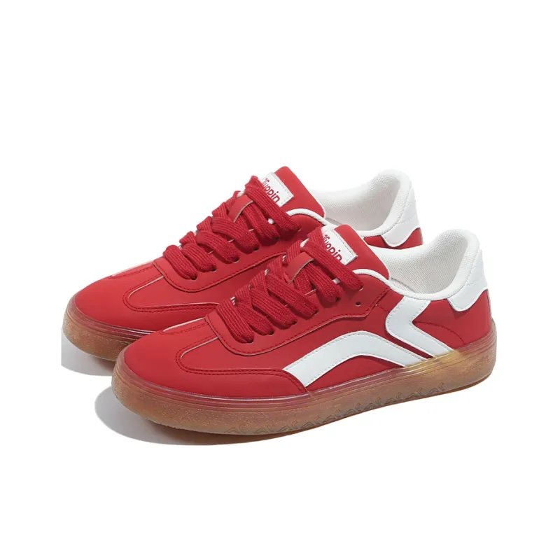 TUOPIN Pie Shoes Slip Resistant, Abrasion Resistant, Lightweight Low Top Skateboard Shoes Women's-8