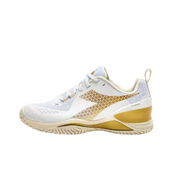 diadora Women's Blushield Torneo 2 AG 'White Gold'