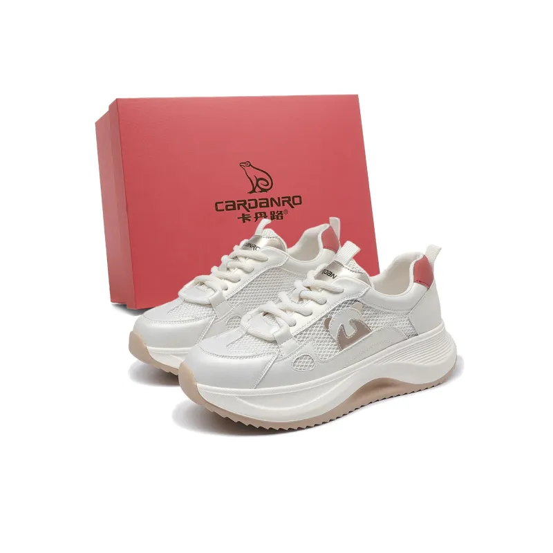 CARDANRO Low Top Breathable Mesh Fashion Chunky Sneakers Women's 2024 Summer New Arrival-1