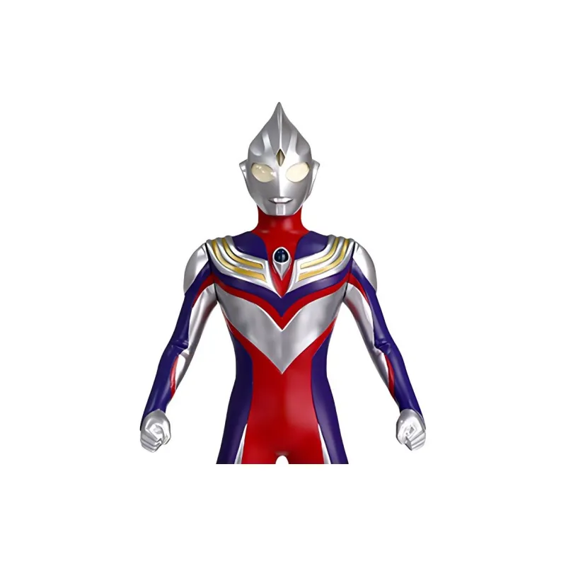 BANDAI Sound And Light Collection Hero Toy Figure Ultraman Tiga Scale Figures 30cm-1