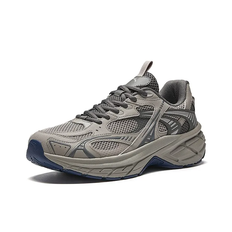 Anta Low Top Running Shoes Men's Gray Brown-1