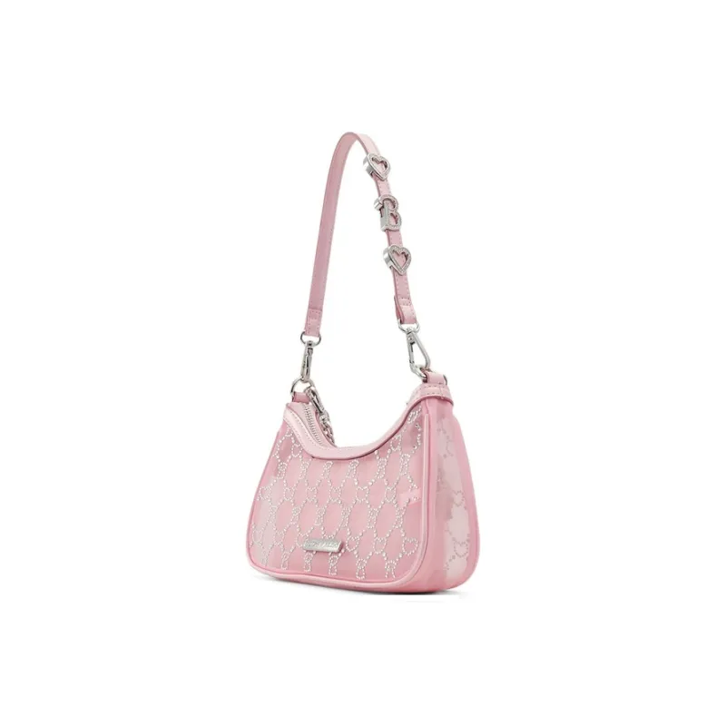 ALDO Barbie Co Branded Nylon With Artificial Leather Crossbody Bag, Shoulder Bag Women's-1