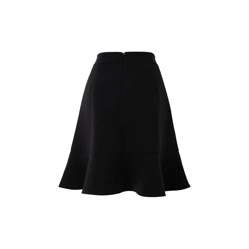 SOON FLOWER Casual Short Skirts Spring Women's Black-1