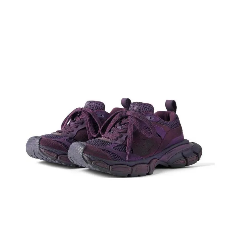 Balenciaga 3XL Sneakers Purple Suede Women's-2