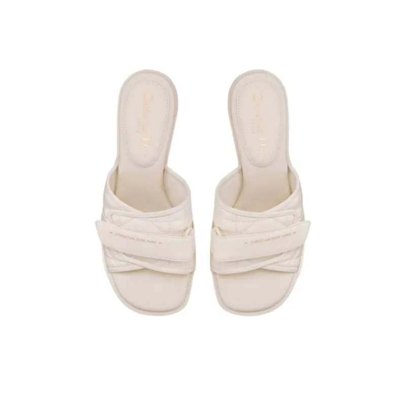 DIOR Diorevolution Stylish Sandal Women's Beige-4