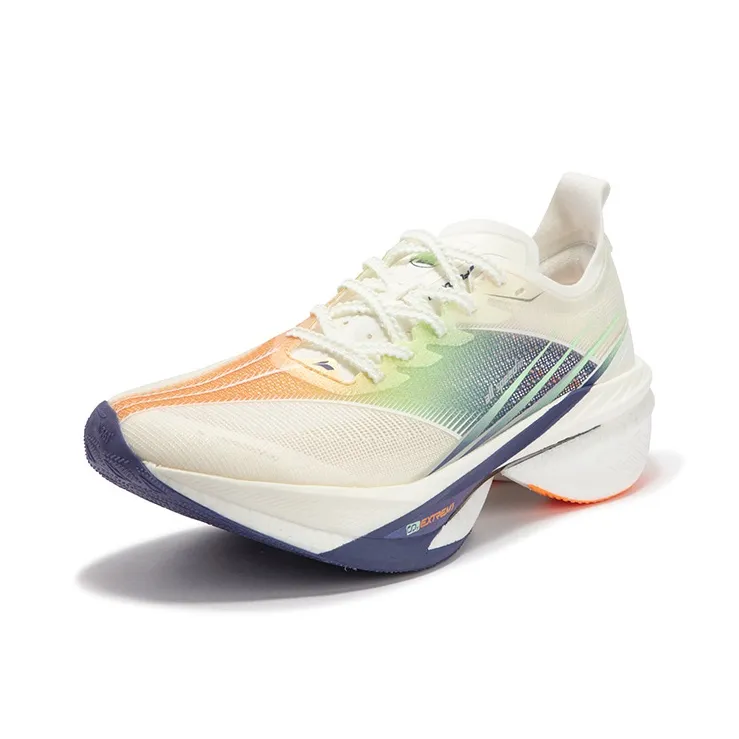 361° Flying Dragon 2.0 Running Shoes Unisex Low Top Feather White/Midnight Blue-1