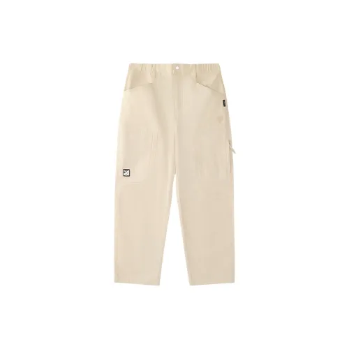 FILA FUSION Casual Pants Men Spring Oat Color