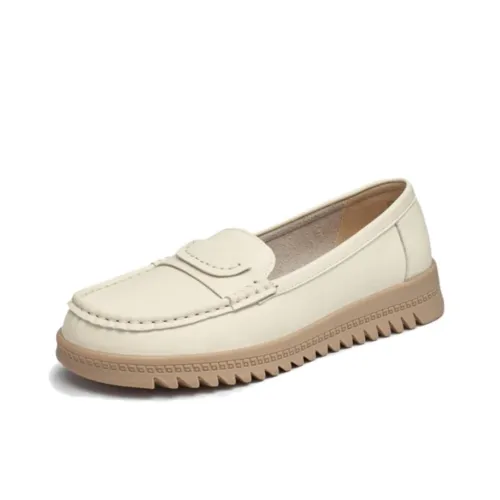 RED DRAGONFLY Loafers Women's Beige