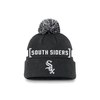 Nike Chicago White Sox Hometown Peak Men's Nike Mlb Cuffed Pom Beanie