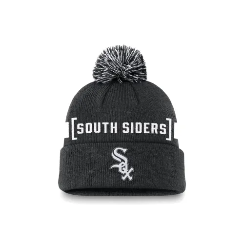 Nike Chicago White Sox Hometown Peak Men's Nike Mlb Cuffed Pom Beanie