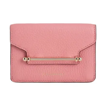 Strathberry Calfskin Wallet Women's Candy Pink