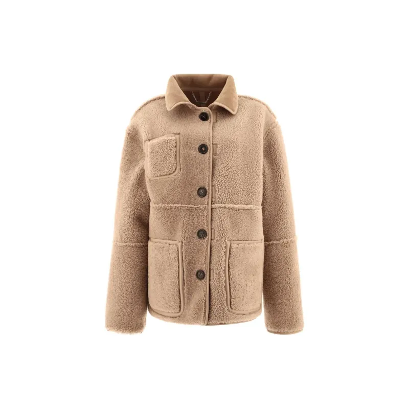 Saks Potts Jackets Coats Women's Beige-1