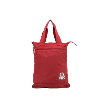 UNITED COLORS OF BENETTON Polyester Handbag Shoulder Bag Unisex Red