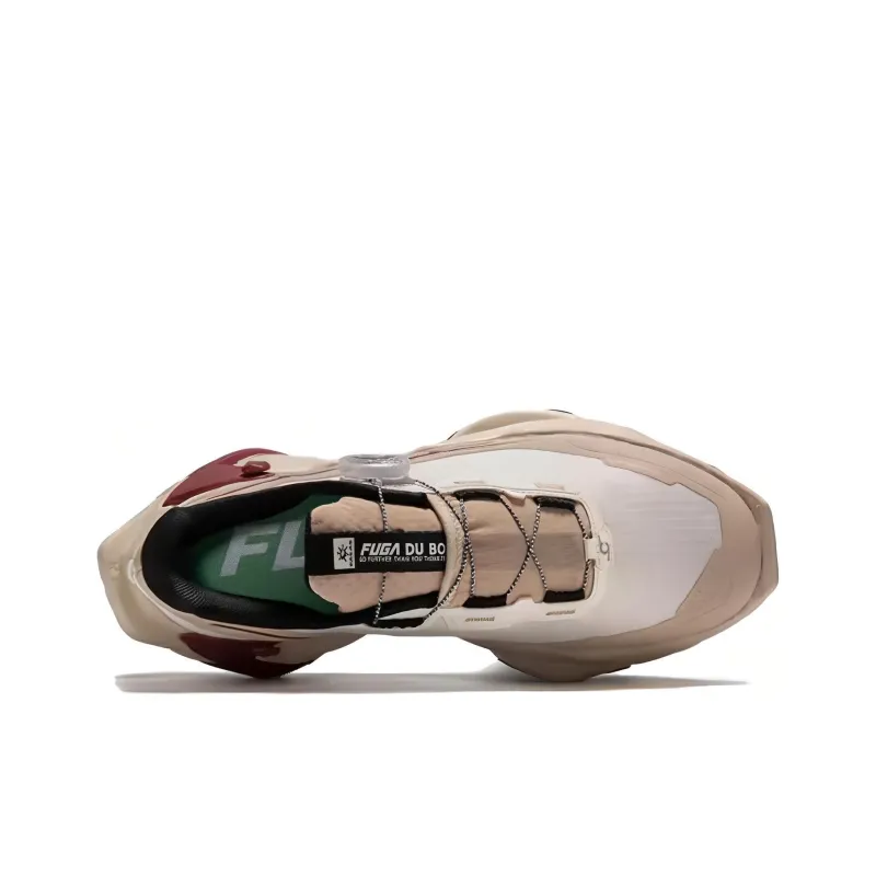 KAILAS FUGA DU BOA Running Shoes Women's Low Top Cloud White Metallic Silver/Ink Black/Dark Gentian Purple Metallic Silver-12