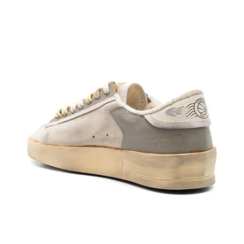 Golden Goose Stardan Low Top Skateboard Shoes Men's White-3