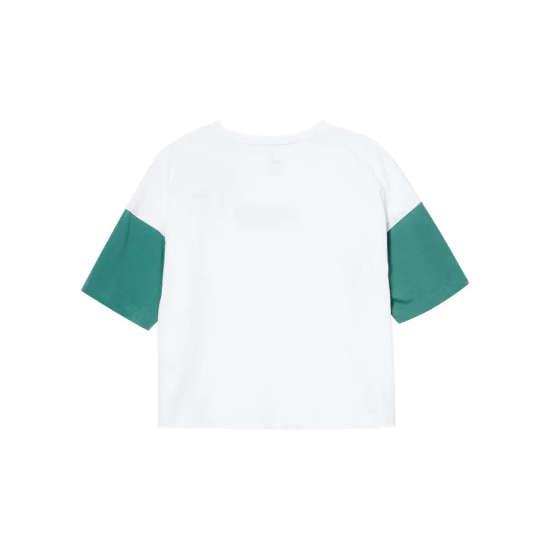 PUMA Drop Shoulder Sleeve T Shirt Women's PUMA White-1