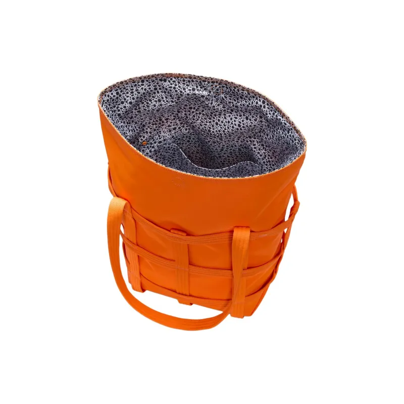 Nike Sportswear Electric Cargo Reversible 12L Tote Bag Total Orange/Black-3