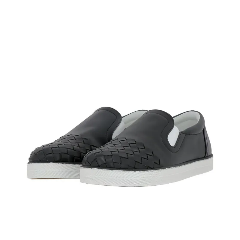 Bottega Veneta Low Top Stylish Skateboarding Shoes Women's Black-2