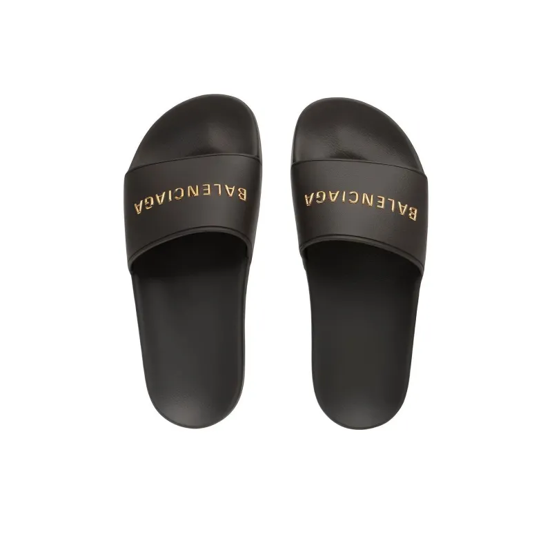 Balenciaga Logo-lettering Pool Slides-5