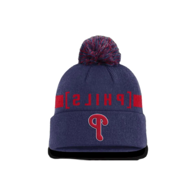 Nike Philadelphia Phillies Hometown Peak Men's Nike Mlb Cuffed Pom Beanie-2
